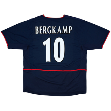 2002-04 Arsenal Away Shirt Bergkamp #10 - 8/10 - (XXL)