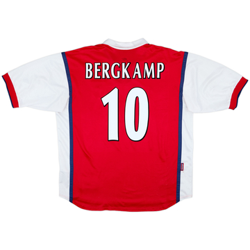 1998-99 Arsenal Home Shirt Bergkamp #10 - 8/10 - (XL)