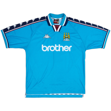 1997-99 Manchester City Home Shirt - 9/10 - (XL)