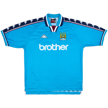 1997-99 Manchester City Home Shirt - 9/10 - (XL)