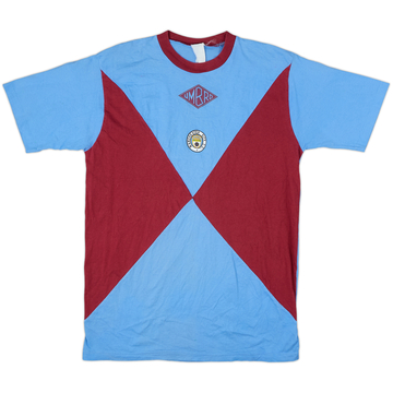1989-90 Manchester City Umbro Cotton Tee - 8/10 - (M)