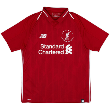 2018-19 Liverpool 'Six Times' Home Shirt - 8/10 - (M)
