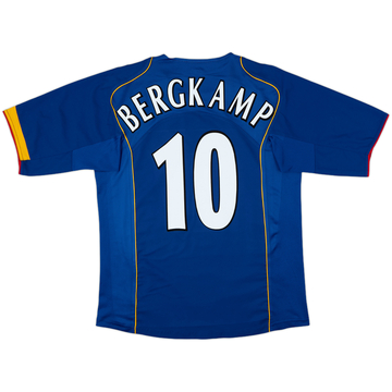 2004-06 Arsenal Away Shirt Bergkamp #10 - 8/10 - (M)