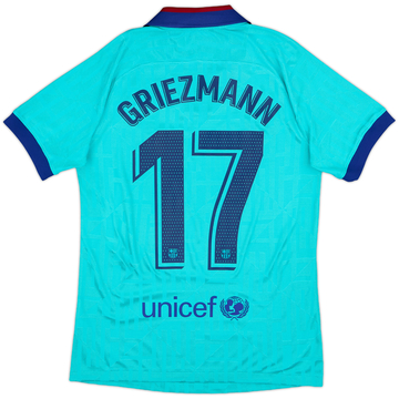 2019-20 Barcelona Authentic Third CL Shirt Griezmann #17 - 7/10 - (S)