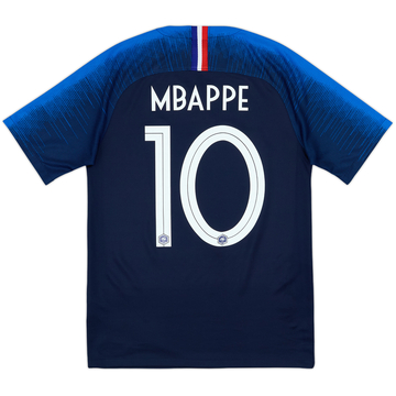 2018 France Home Shirt Mbappe #10 - 9/10 - (S)
