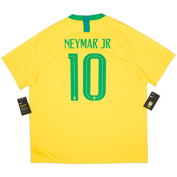 2018-19 Brazil Home Shirt Neymar #10 (XXL)