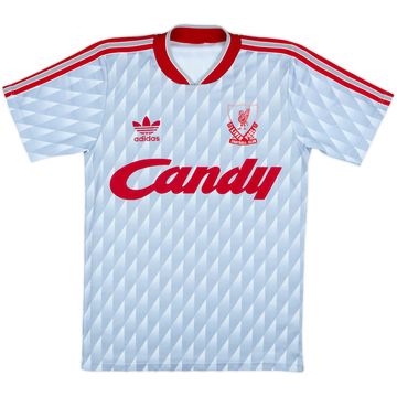 1989-91 Liverpool Away Shirt - 8/10 - (L.Boys)