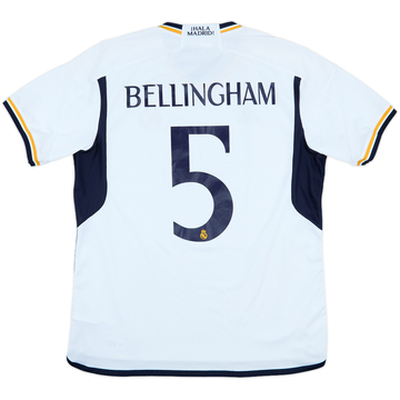 2023-24 Real Madrid Home Shirt Bellingham #5 - 8/10 - (XL)