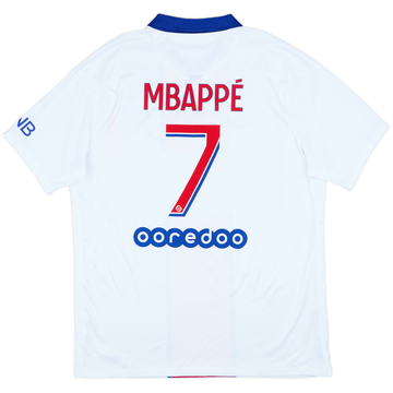 2020-21 Paris Saint-Germain Away Shirt Mbappe #7 - 10/10 - (L)