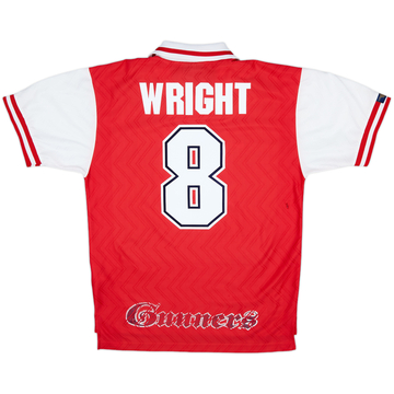 1996-98 Arsenal Home Shirt Wright #8 - 6/10 - (M)