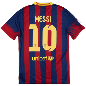 2013-14 Barcelona Home Shirt Messi #10 - 5/10 - (S)