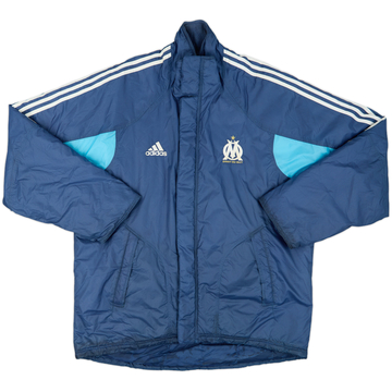 2004-05 Olympique Marseille adidas Padded Bench Coat - 8/10 - (XL)