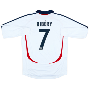 2007-08 Bayern Munich Player Issue Away L/S Shirt Ribery #7 - 9/10 - (L)