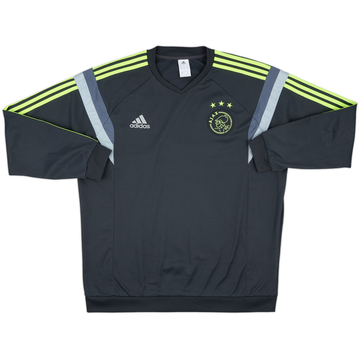 2014-15 Ajax adidas Sweat Top - 8/10 - (XL)