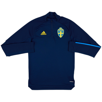 2019-20 Sweden adidas 1/4 Zip Training Top - 8/10 - (S)