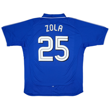 2001-03 Chelsea Home Shirt Zola #25 - 8/10 - (XL)