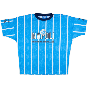 1993-94 Napoli Umbro Training Shirt - 6/10 - (XL)