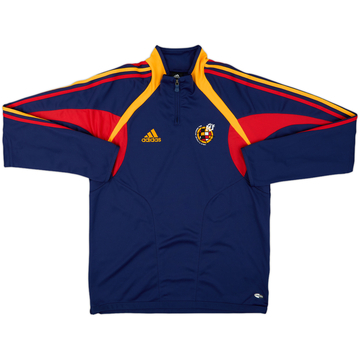 2004-05 Spain adidas 1/4 Zip Drill Top - 10/10 - (M/L)