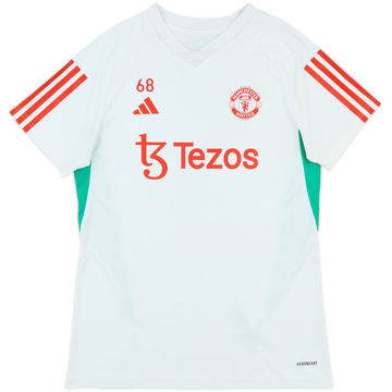 2022-23 Manchester United Player Issue adidas Training Shirt #68 - 8/10 - (S)