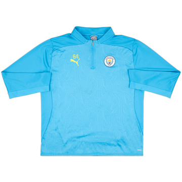 2024-25 Manchester City Player Issue Puma 1/4 Zip Training Top #64 - 6/10 - (XL)