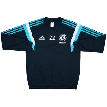 2014-15 Chelsea Player Issue adidas Sweat Top - 8/10 - (M)