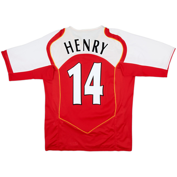 2004-05 Arsenal Home Shirt Henry #14 - 8/10 - (M)