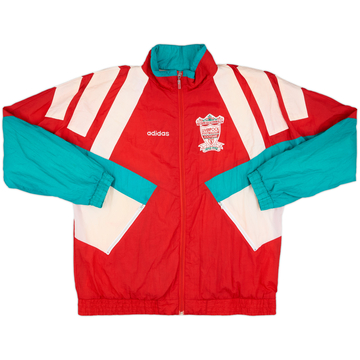 1992-93 Liverpool adidas Centenary Track Jacket - 9/10 - (XL)