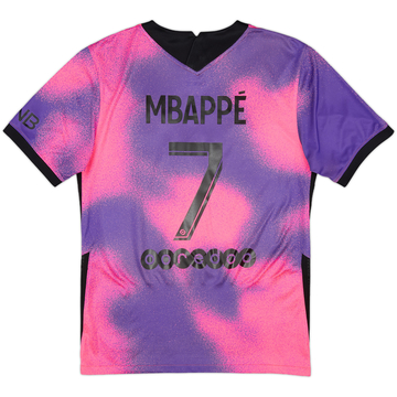 2020-21 Paris Saint-Germain Fourth Shirt Mbappe #7 - 10/10 - (S)
