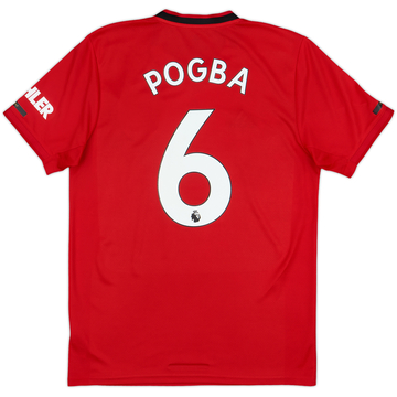 2019-20 Manchester United Home Shirt Pogba #6 - 9/10 - (M)