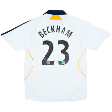 2007-08 LA Galaxy Home Shirt Beckham #23 - 8/10 - (L.Boys)