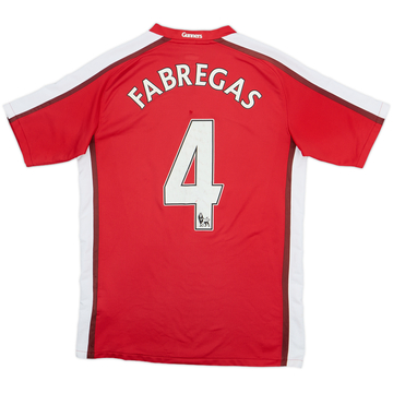 2008-10 Arsenal Home Shirt Fabregas #4 - 6/10 - (XL.Boys)