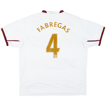 2007-08 Arsenal Away Shirt Fabregas #4 - 7/10 - (XL)
