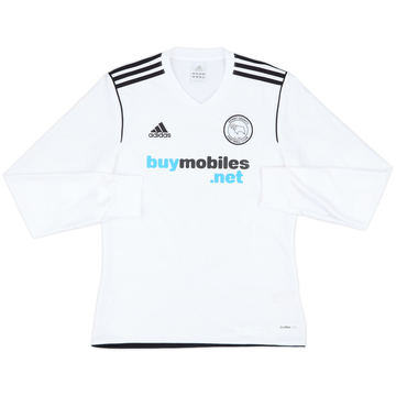 2011-12 Derby County Home L/S Shirt - 7/10 - (S)