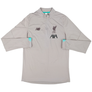 2019-20 Liverpool New Balance 1/4 Zip Drill Top - 10/10 - (XL)