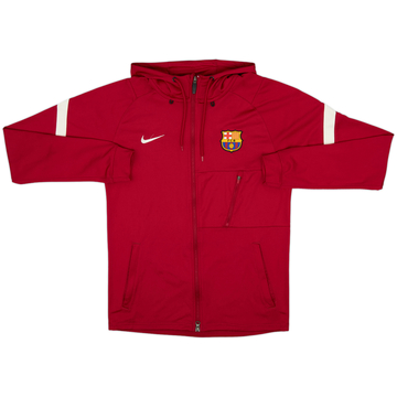 2021-22 Barcelona Nike Hooded Track Jacket - 9/10 - (S)