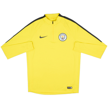 2017-18 Manchester City Nike 1/4 Zip Drill Top - 6/10 - (M)