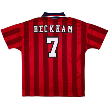 1997-99 England Away Shirt Beckham #7 - 7/10 - (XL)