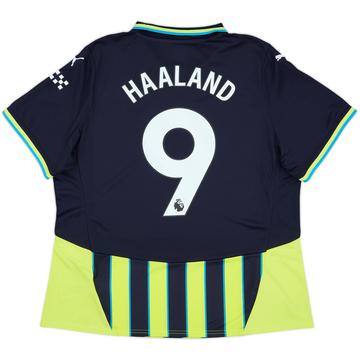 2024-25 Manchester City Away Shirt Haaland #9 (XXL)