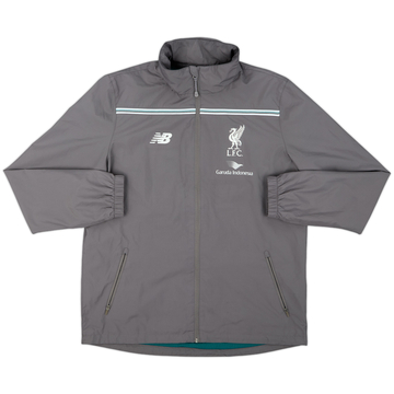 2015-16 Liverpool New Balance Hooded Rain Jacket - 10/10 - (L)