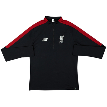 2018-19 Liverpool New Balance 1/4 Zip Drill Top - 9/10 - (M)