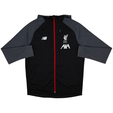 2019-20 Liverpool New Balance Hooded Track Jacket - 8/10 - (XL)