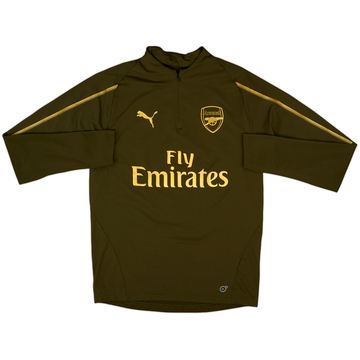 2018-19 Arsenal Puma 1/4 Zip Drill Top - 10/10 - (S)
