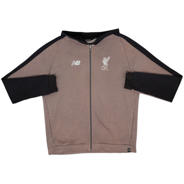 2019-20 Liverpool New Balance Hooded Track Jacket - 8/10 - (XL)