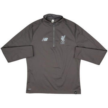 2019-20 Liverpool New Balance 1/4 Zip Track Jacket - 10/10 - (M)