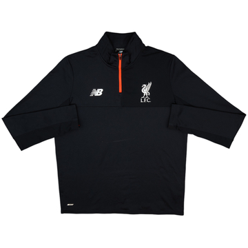 2016-17 Liverpool New Balance 1/4 Zip Drill Top - 9/10 - (L)
