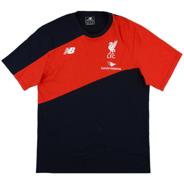 2015-16 Liverpool New Balance Cotton Tee - 7/10 - (XL)