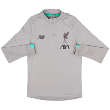 2019-20 Liverpool New Balance 1/4 Zip Track Jacket - 8/10 - (XL.Boys)