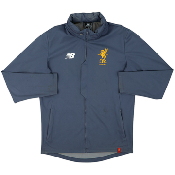 2017-18 Liverpool New Balance Hooded Rain Jacket - 9/10 - (M)