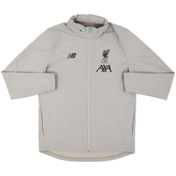 2019-20 Liverpool New Balance Hooded Rain Jacket - 8/10 - (L)