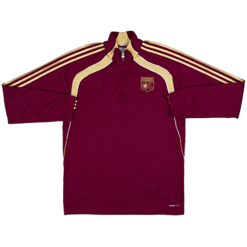 2010-11 Olympique Lyon adidas 1/4 Zip Training Top - 8/10 - (M/L)